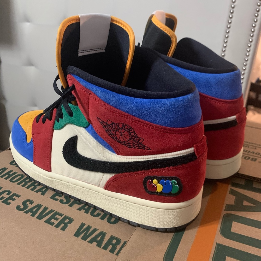 Jordan 1 fearless “ blue great great” shoe - Picture 3 of 8
